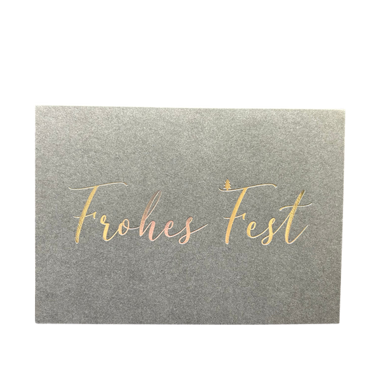 Weihnachtskarte Frohes Fest von räder design