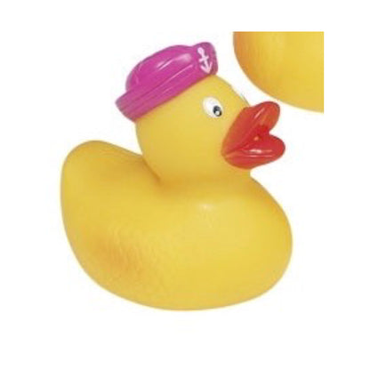 Wasserspritztiere Enten Gummienten in 4 Varianten von goki Quietschenten für Kinder Badewanne