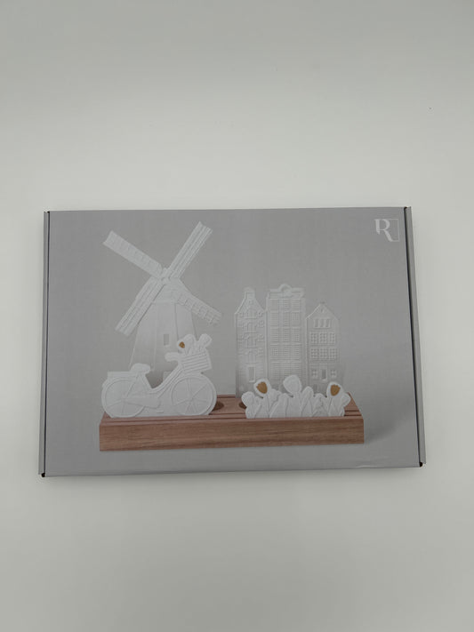 Lichtobjekt Landsilhouette Niederlande 25x9,5x21,4cm Neuheit von räder design