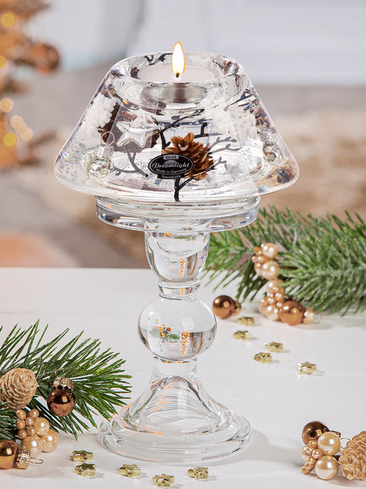 Dreamlight „Winter Story“ Memphis von Gilde – Windlicht 20 cm