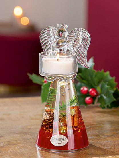Dreamlight „Celebrate X-Mas“ von Gilde – Teelichthalter Rot 16 cm