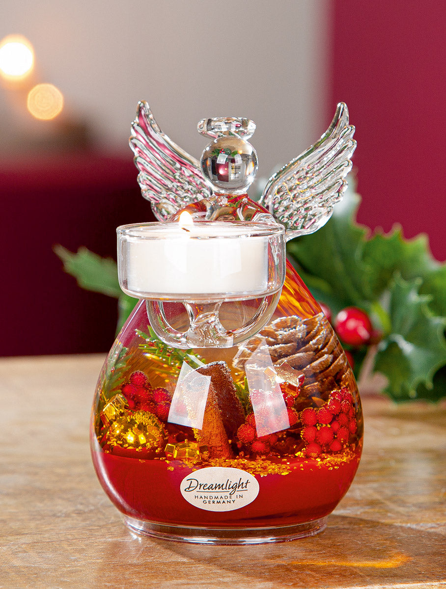 Dreamlight „Celebrate X-Mas“ von Gilde – Teelichthalter Rot 12 cm