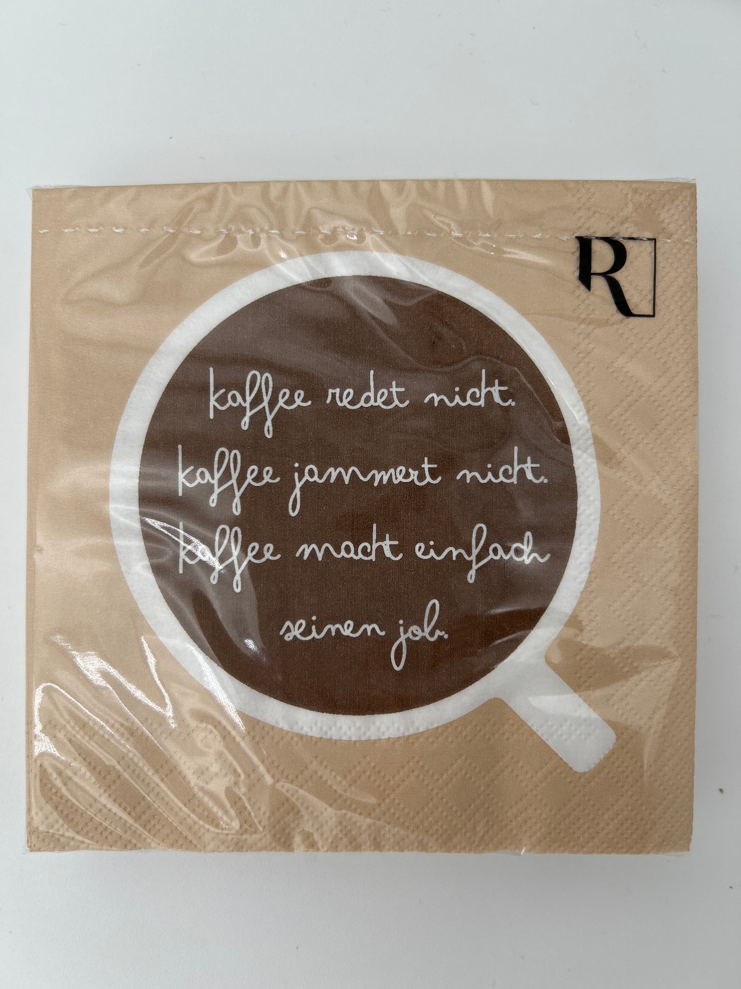 Cocktailservietten Ich mag Kaffee 25x25cm Cocktailserviette Neuheit 2026 von räder design