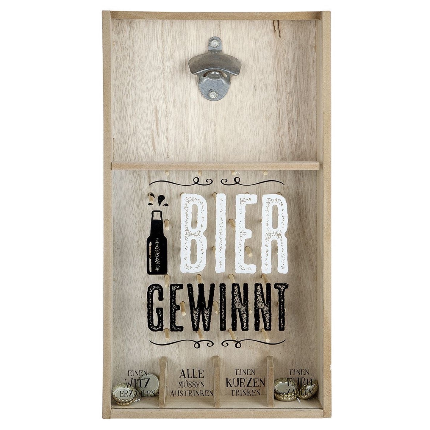 Kronkorken Box- Bier gewinnt von Gilde - Geschenkidee Männer Geschenk Biergeschenk
