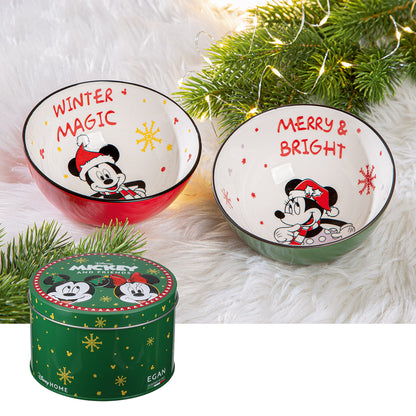 Disney Schalen 2er Set Mickey & Minnie „Winter Magic“ von Gilde