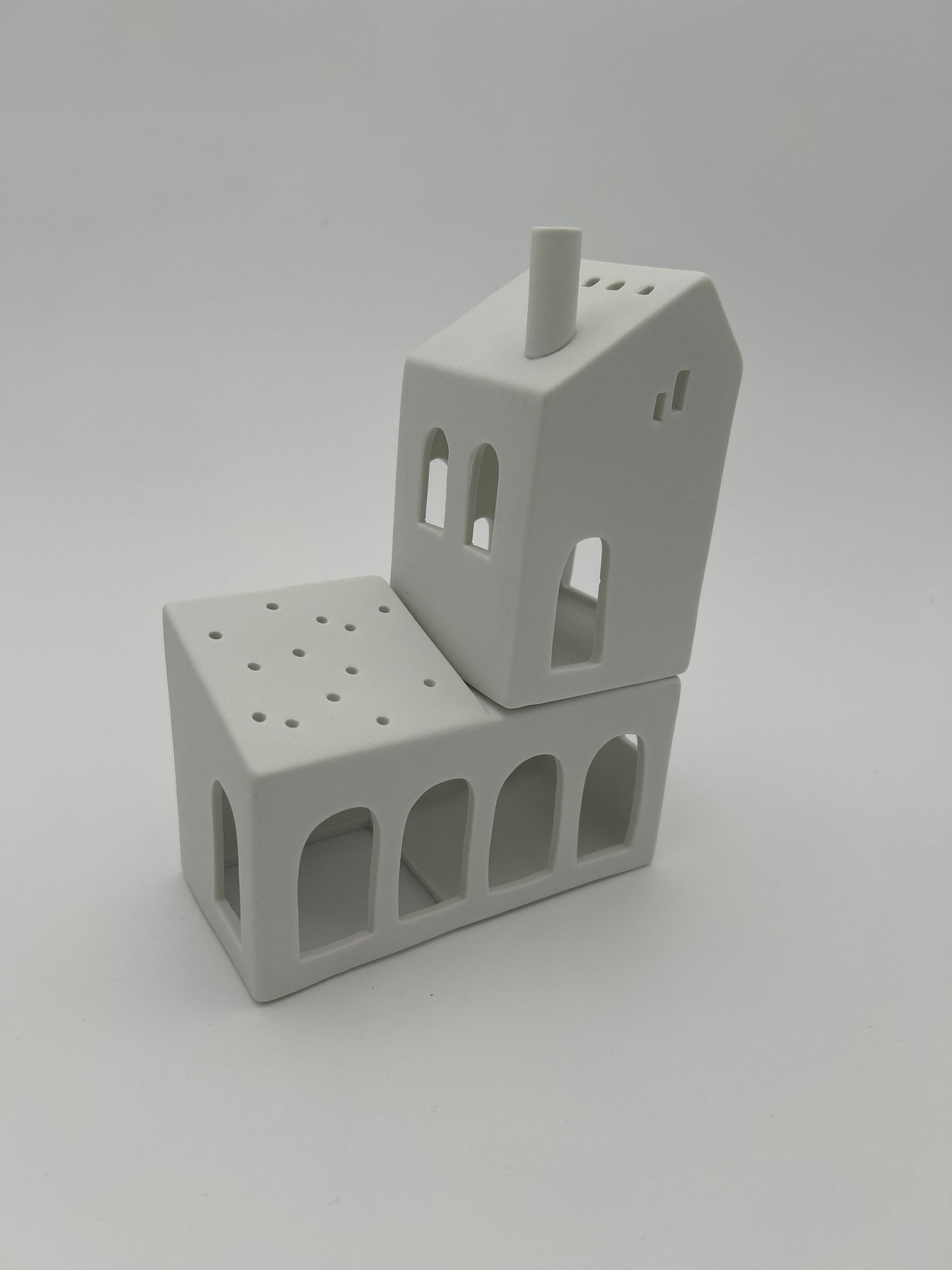 Stapelhaus der Bögen räder design Haus Häuser Lichthaus Neuheit 2026 12,6x6,2x17,6cm Porzellanhaus