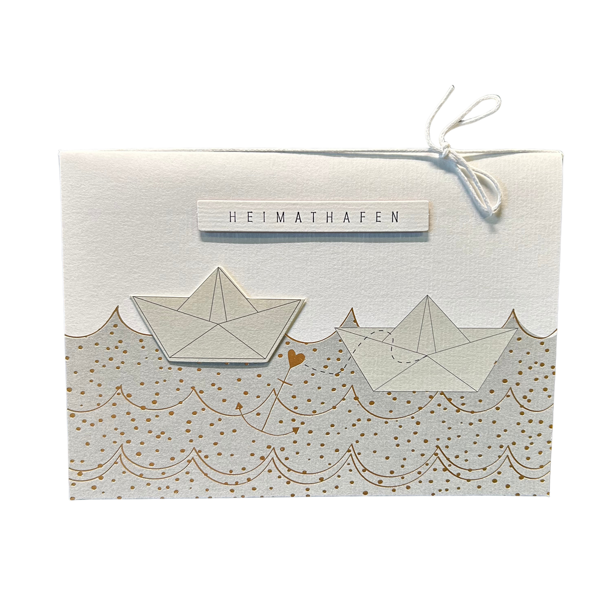Karte „Heimathafen“ mit Umschlag von räder design