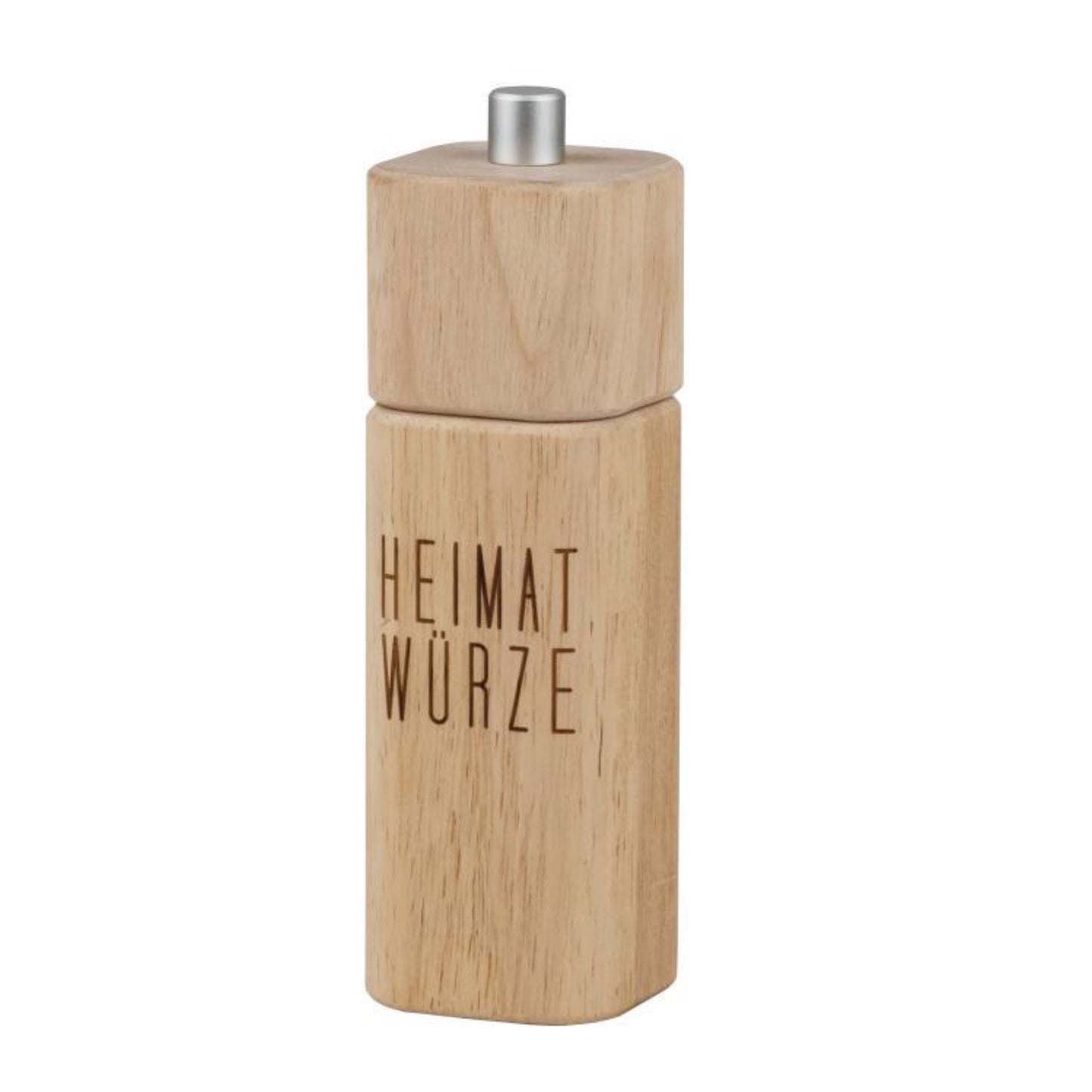 Gewürzmühle Heimatwürze von räder design Gewürzmühle aus Holz 5x5x16,5cm