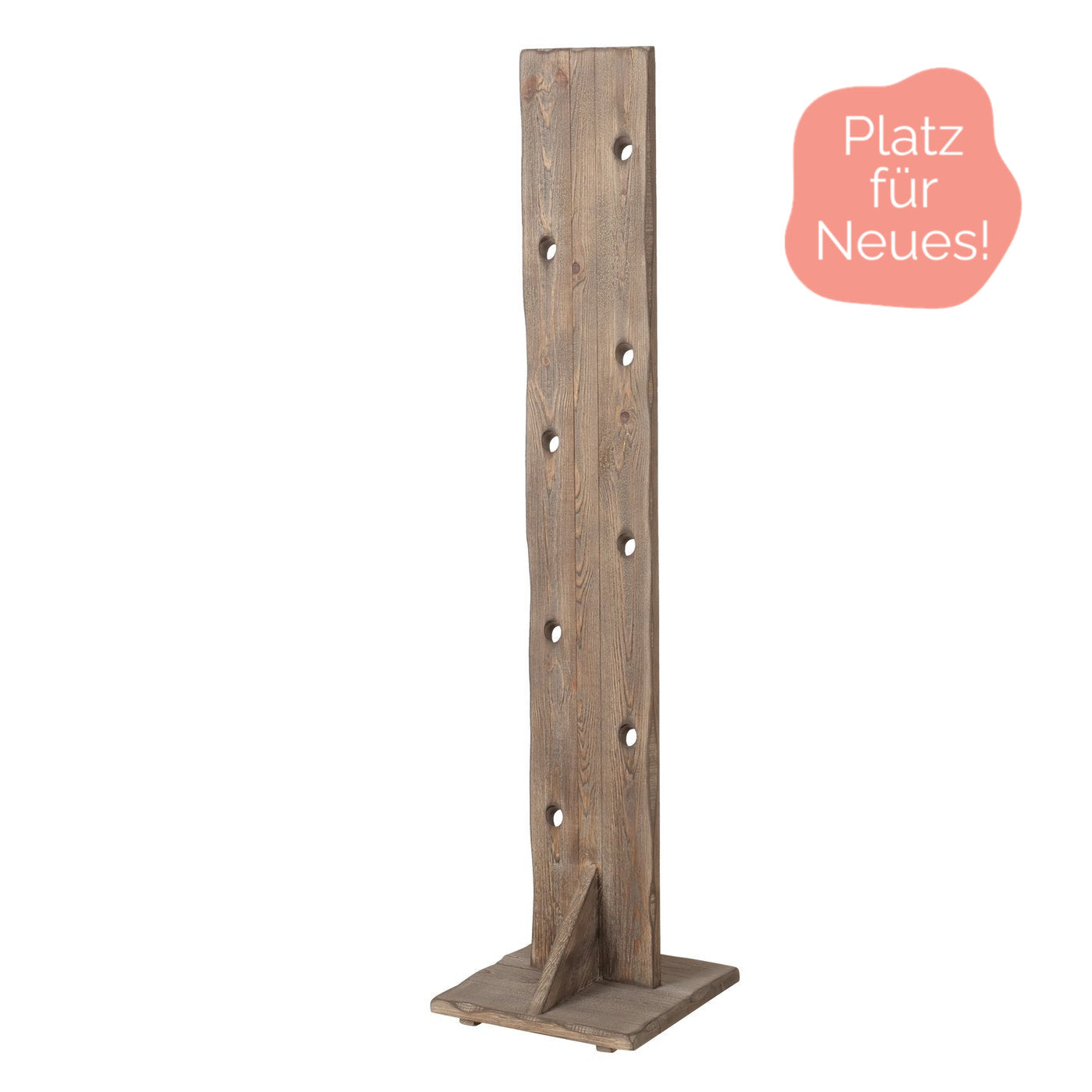 Weinregal Flaschenhalter Weinhalter aus Kiefernholz für 8 Flaschen von Boltze - HINGUCKER
