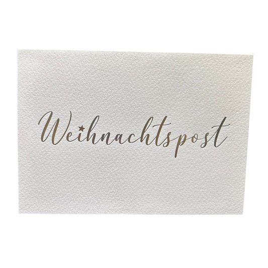 Weihnachtskarte Weihnachtspost von räder design