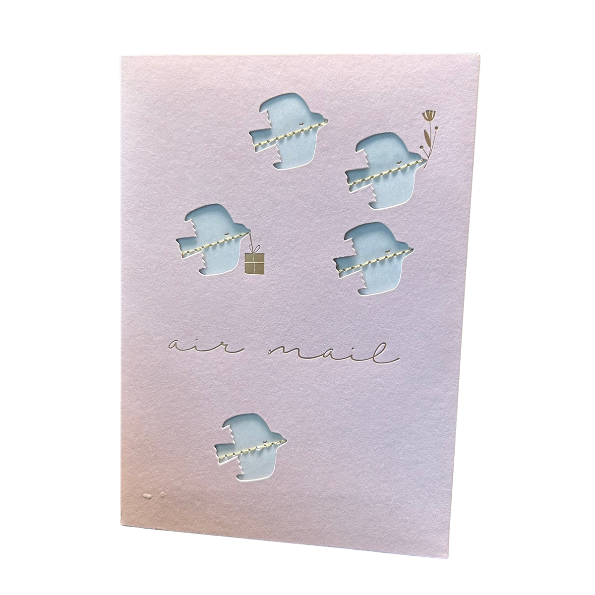Karte „air mail“ mit Umschlag von räder design