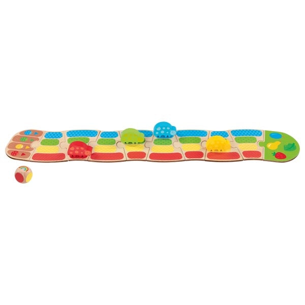 Glückskäferrennen Würfelspiel von goki Brettspiel aus Holz Holzspiel Glück