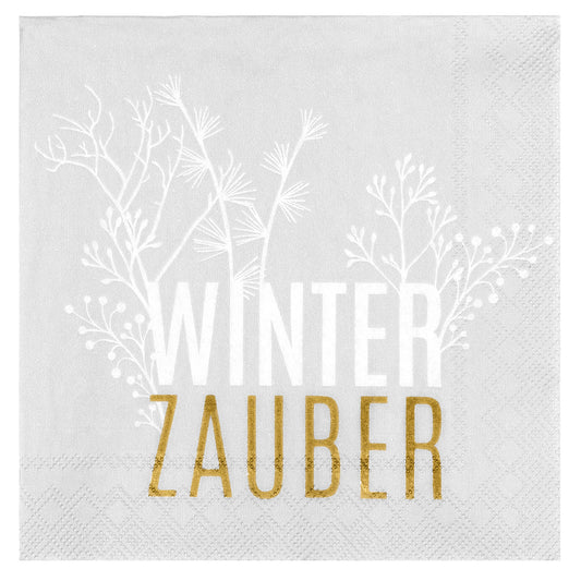 Cocktailservietten 25x25cm " Winterzauber " von räder design - Weihnachten Weihnachtsdekoration