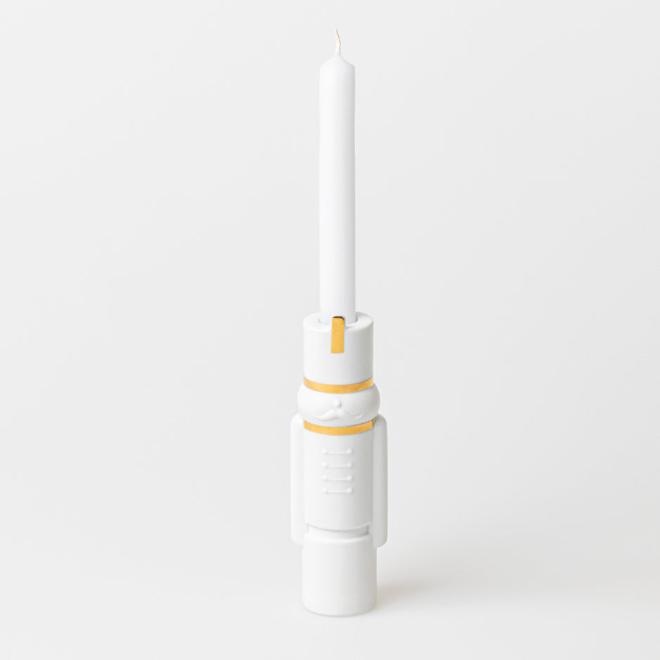 Nussknacker Kerzenhalter „Magnus“ von Räder Design – Porzellan Kerzenhalter 18 cm