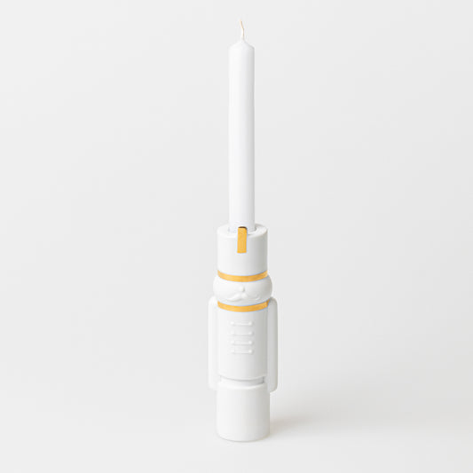 Nussknacker Kerzenhalter „Magnus“ von Räder Design – Porzellan Kerzenhalter 18 cm