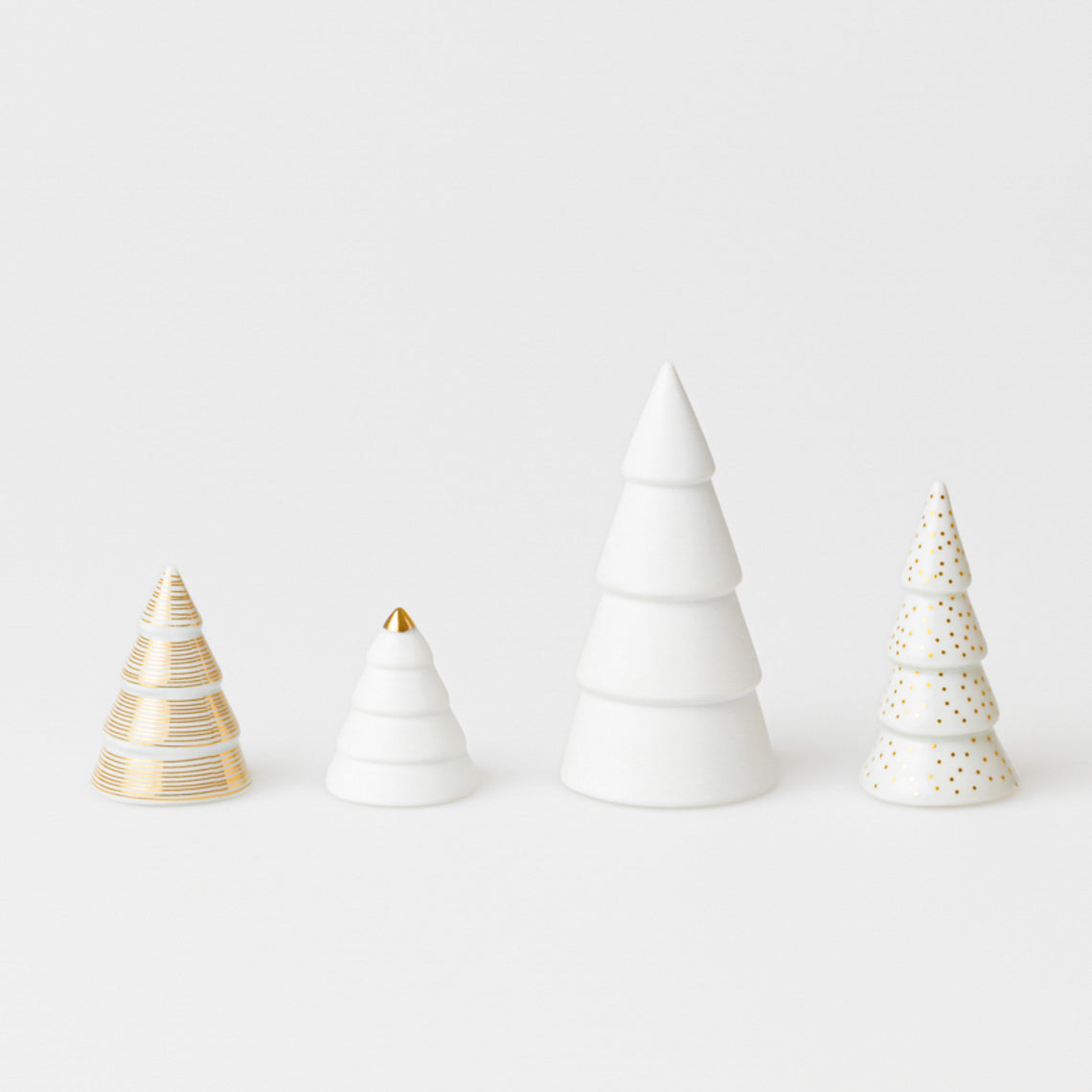 Tannen aus Porzellan 4er-Set von räder design - Weihnachten Weihnachtsdekoration