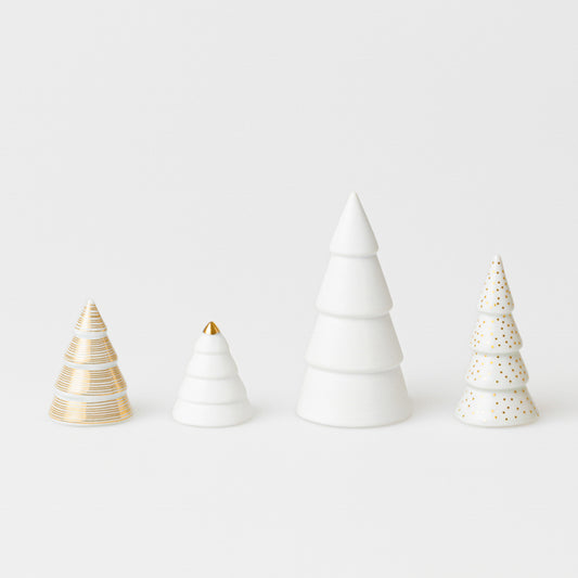 Tannen aus Porzellan 4er-Set von räder design - Weihnachten Weihnachtsdekoration