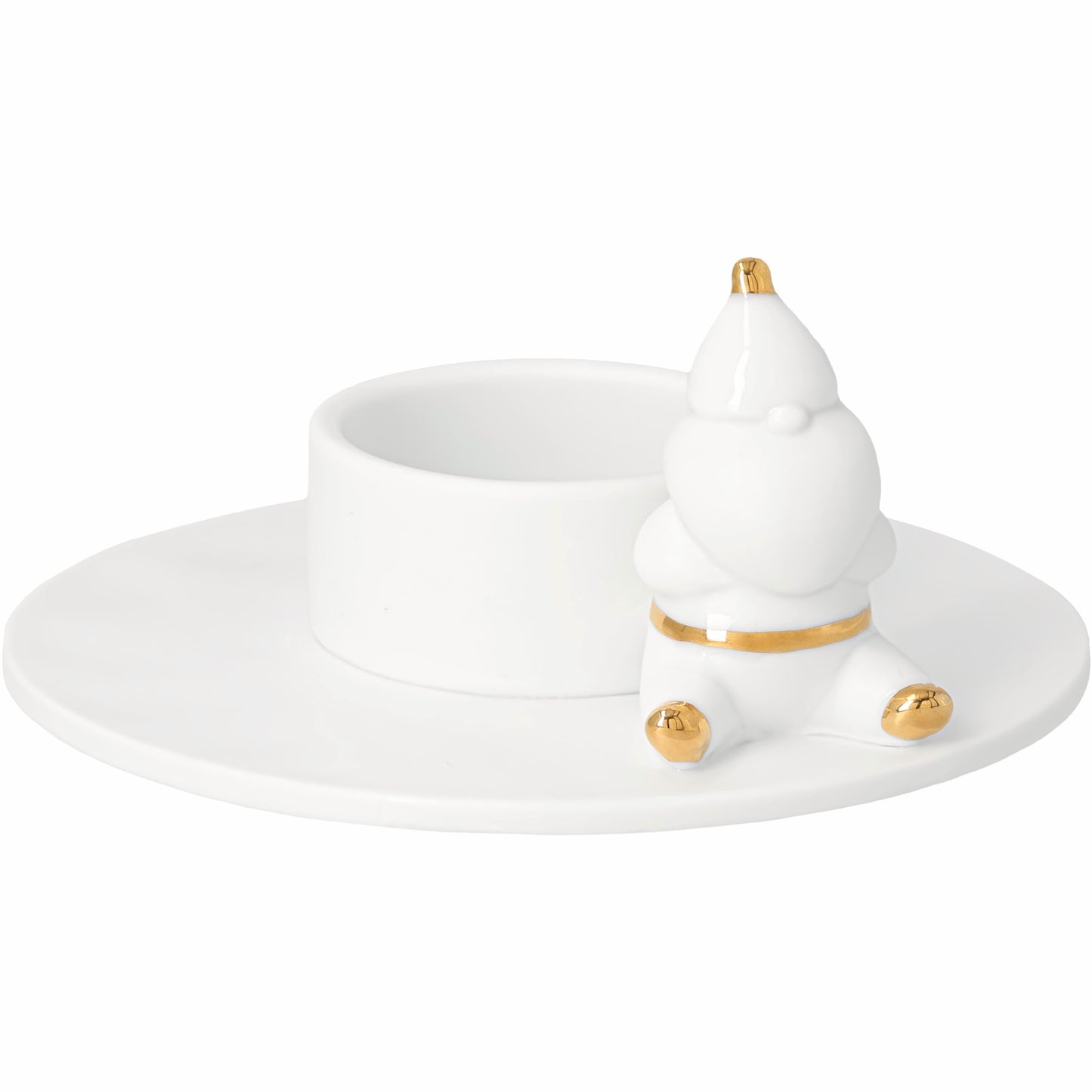 Teelichthalter Santas Päuschen Highlight Weihnachtszeit von räder design D.11,5cm H.5,3cm