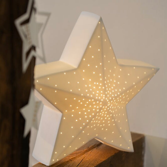 Sternleuchte Stern mit E14 Fassung von räder design - Highlight für die Festtage und Adventstage