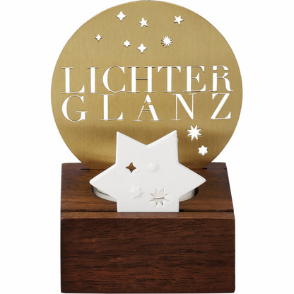 Lichtszene Lichterglanz Porzellan & Metall von räder design Weihnachtsdekoration Maße: 7,5x6,5x9,6cm