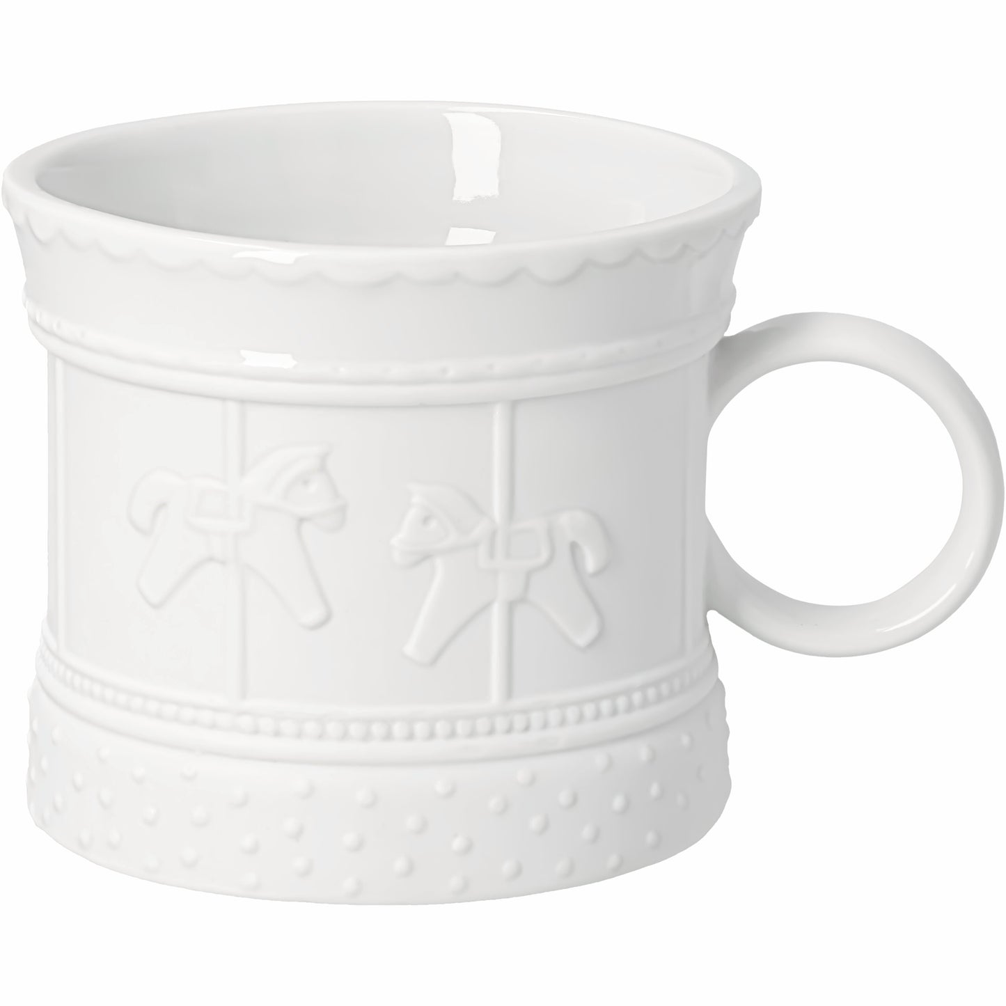 Karussell Tasse Punkte von räder Design – Porzellantasse mit Punktmuster