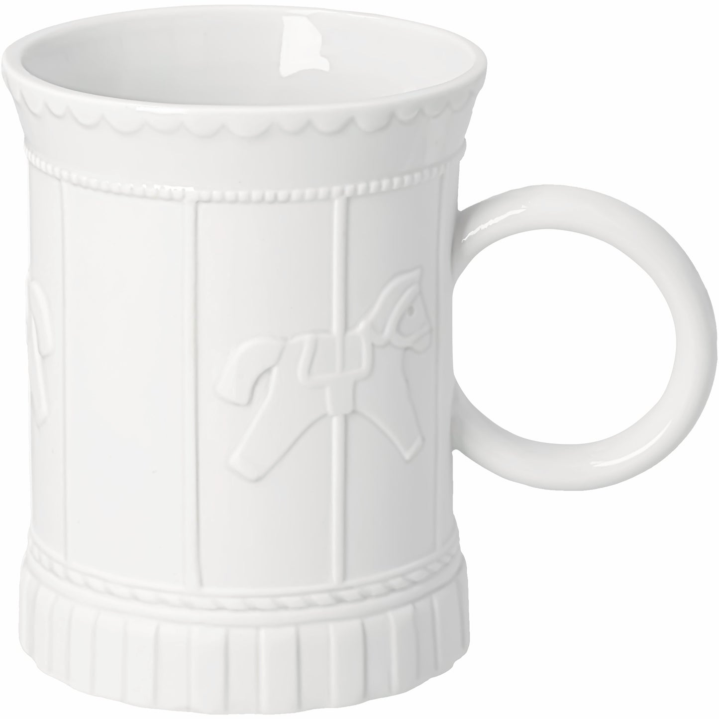 Karussell Tasse Streifen von räder Design – Stilvolle Porzellantasse