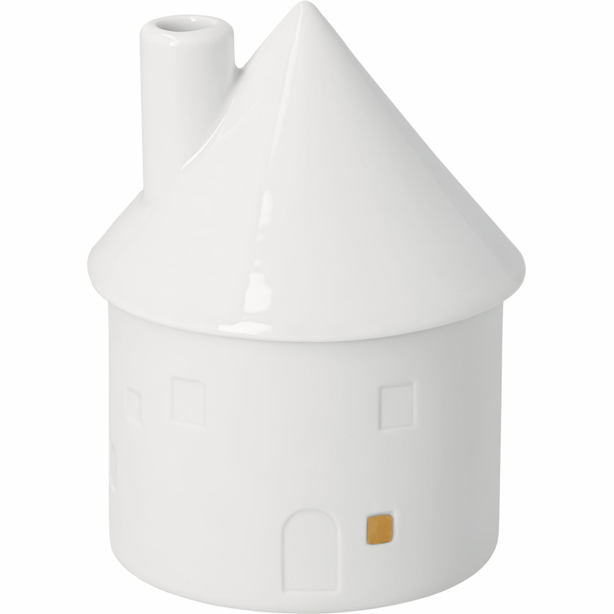 Häuser Vase dekoratives Highlight von räder design (Maße: D.8,4cm H.11,2cm)