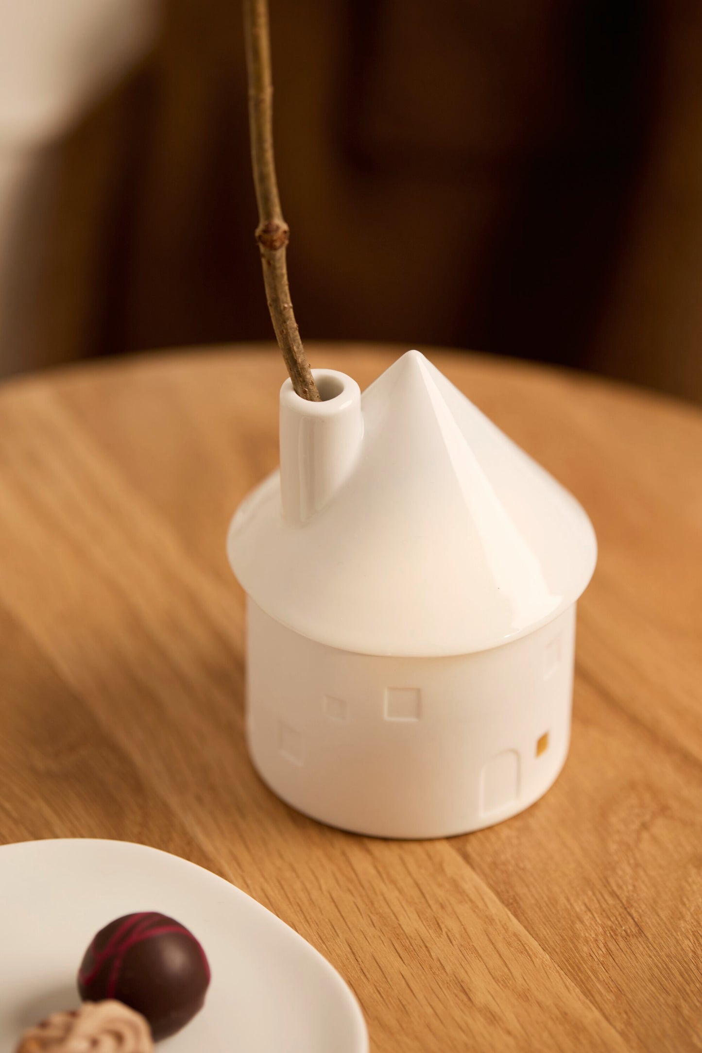 Häuser Vase dekoratives Highlight von räder design (Maße: D.8,4cm H.11,2cm)