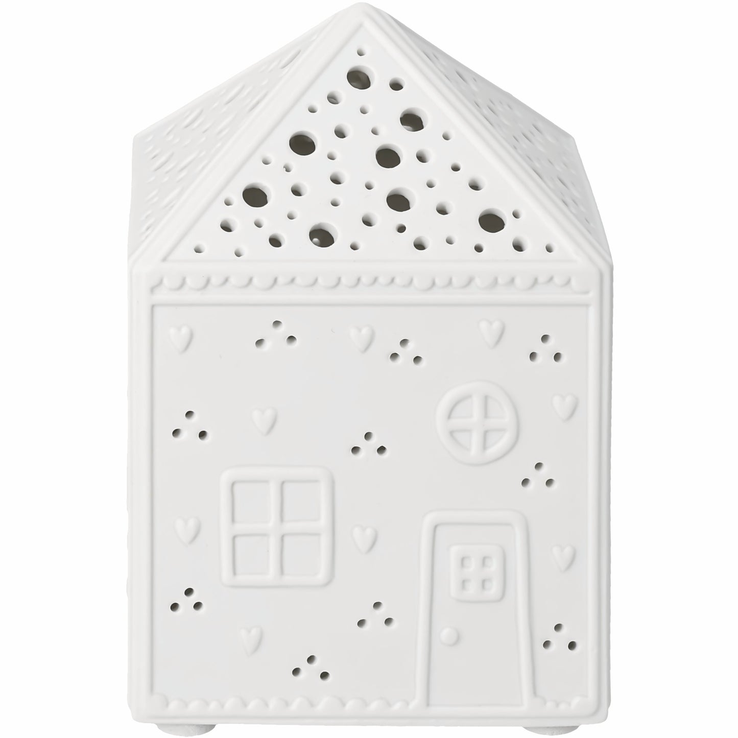 LED Lichthaus Lebkuchen von räder design – Festliches Porzellanhaus mit warmem LED-Licht