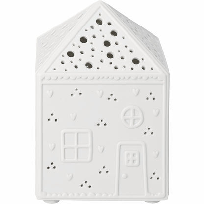 LED Lichthaus Lebkuchen von räder design – Festliches Porzellanhaus mit warmem LED-Licht