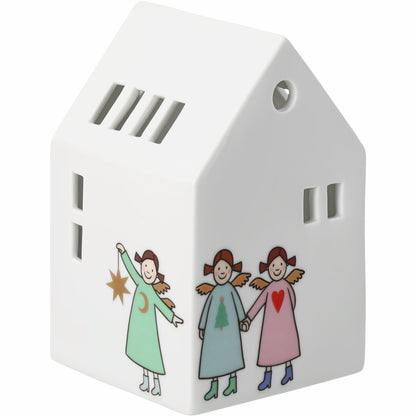 Himmlische Schwestern LED Lichthaus Edition 10 von räder Design – Porzellanhaus mit Timer