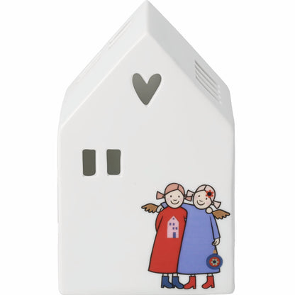 Himmlische Schwestern LED Lichthaus Edition 10 von räder Design – Porzellanhaus mit Timer