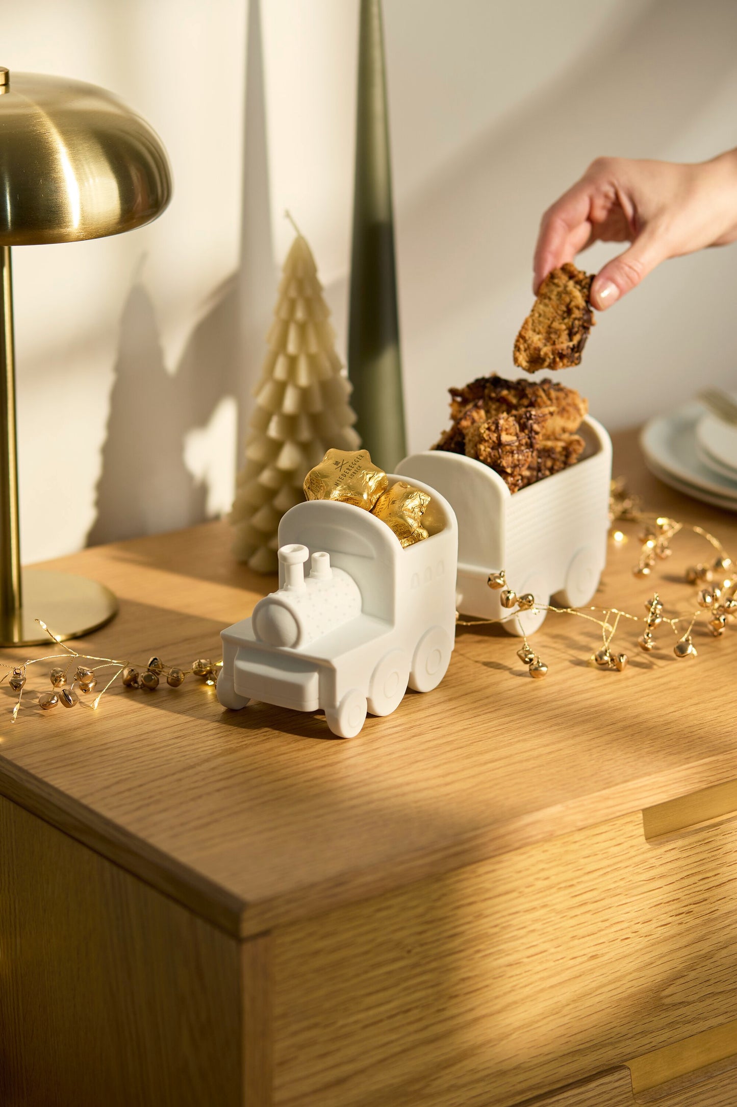Weihnachtszug Set von räder design – Festliche Weihnachtsdekoration mit nostalgischem Charme