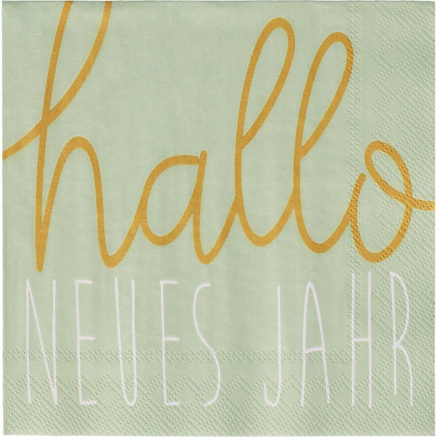 Cocktailserviette Hallo neues Jahr 25x25cm von räder design