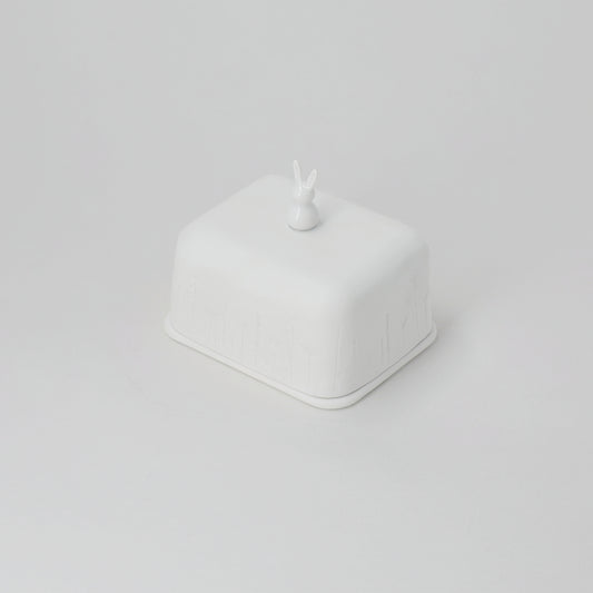 Butterdose Osterwiese originelle Butterdose Ostern Hase von räder design 11x9x9,8cm