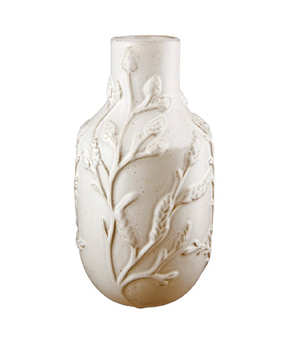 Vase aus Keramik mit Blumenmuster 18 cm von Gilde