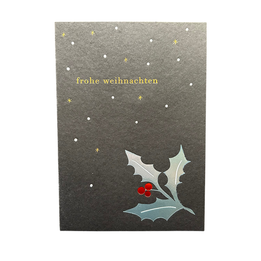 Weihnachtskarte Frohe Weihnachten von räder design