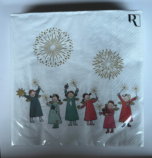 Servietten 33x33 cm "Himmlische Schwestern" von räder design - Weihnachten Weihnachtsdekoration