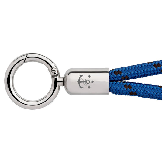 Schlüsselband Skipper (Ø 6MM) S, Tampen BLAU-BRAUN von 17;30 Hamburg