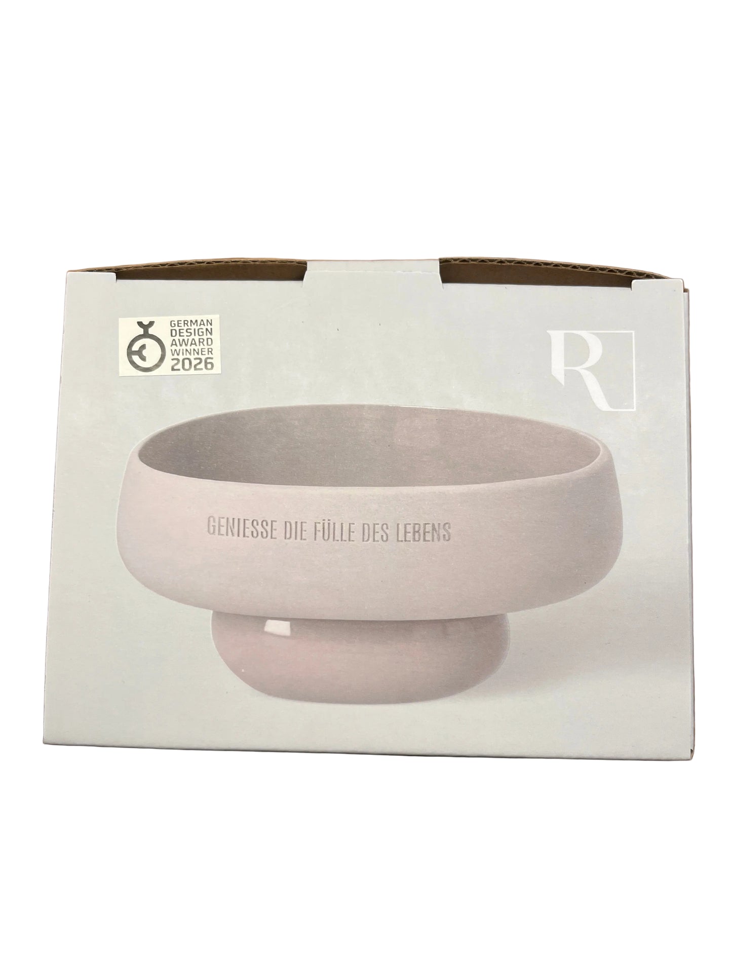 Schale Genieße die Fülle des lebens von räder design aus der Kollektion 2026  14,9x11,4x7,1cm