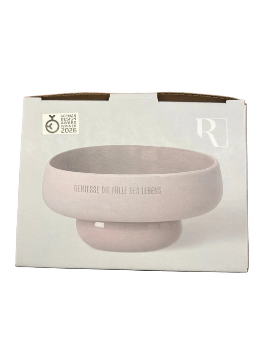 Schale Genieße die Fülle des lebens von räder design aus der Kollektion 2026  14,9x11,4x7,1cm