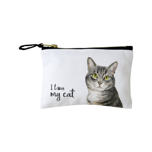 Beutel/Reißverschlusstasche " Katze /Farm Cat" von ihr