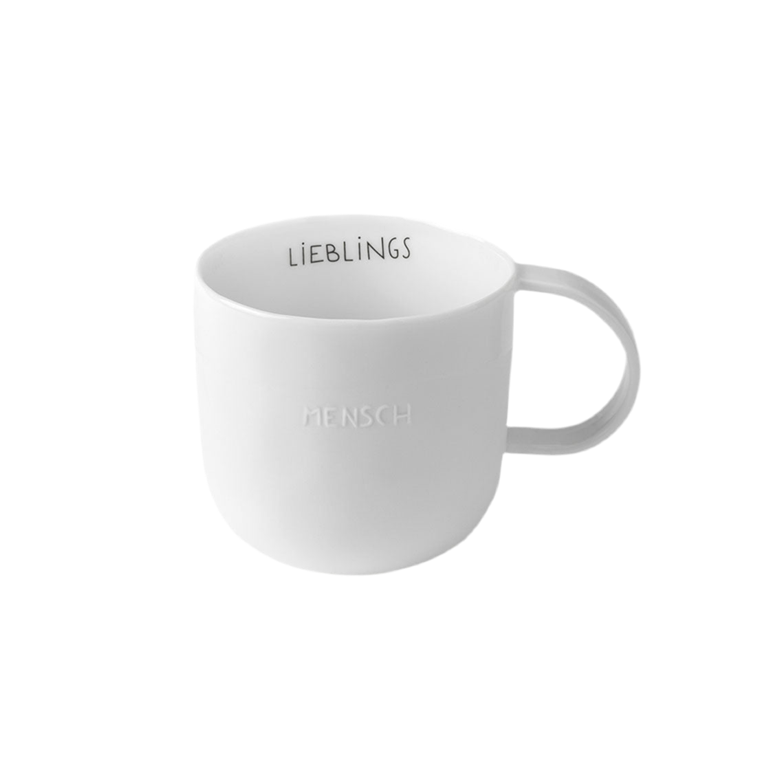 Tasse aus Porzellan " Lieblingsmensch " von räder design