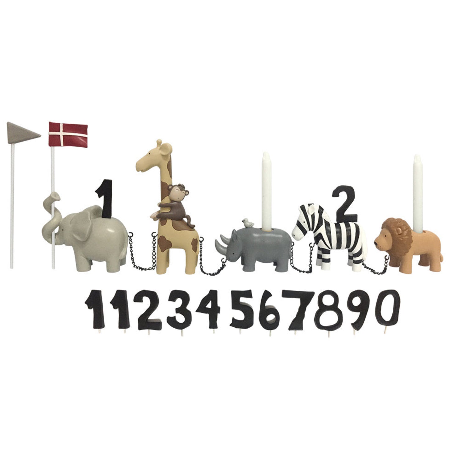 Geburtstagszug Safari Tiere von KIDS by FRIIS (danish Design) Dänemark Geburtstag dänisch