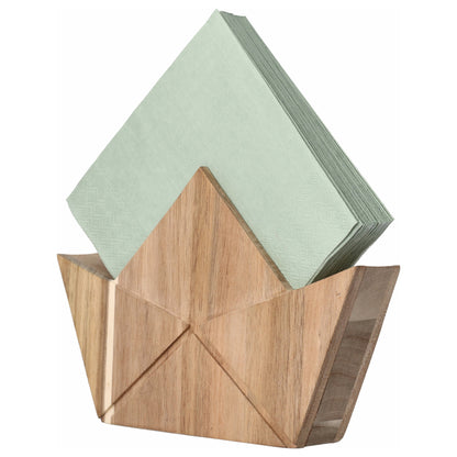Serviettenhalter aus Holz Bootform von räder design - maritime Dekoration