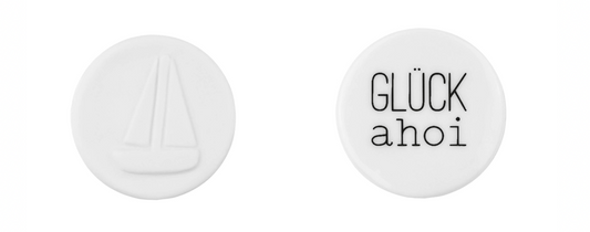 Glücksbringer-Münze aus Porzellan verschiedene Varianten von räder design - Origineller Glücksbringer