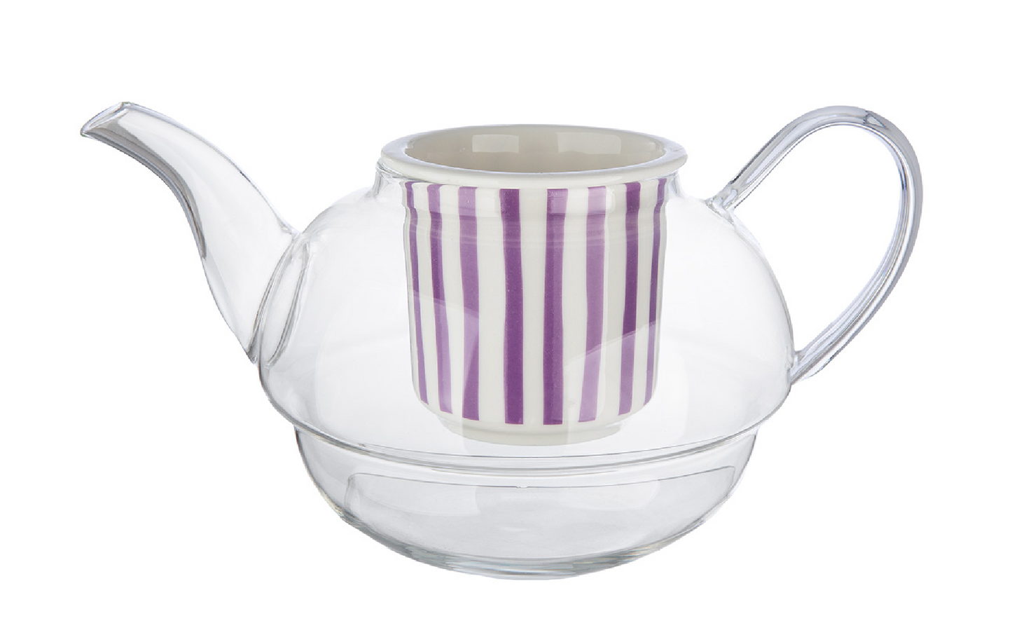 Teekanne mit Tasse und Untertasse  aus Porzellan "Best friends" von Gilde