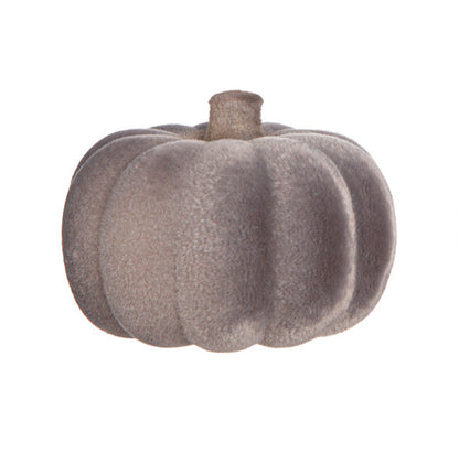 Dekoobjekt Kürbis von Gilde – Herbstdekoration in Braun & Grau Ø 10 cm