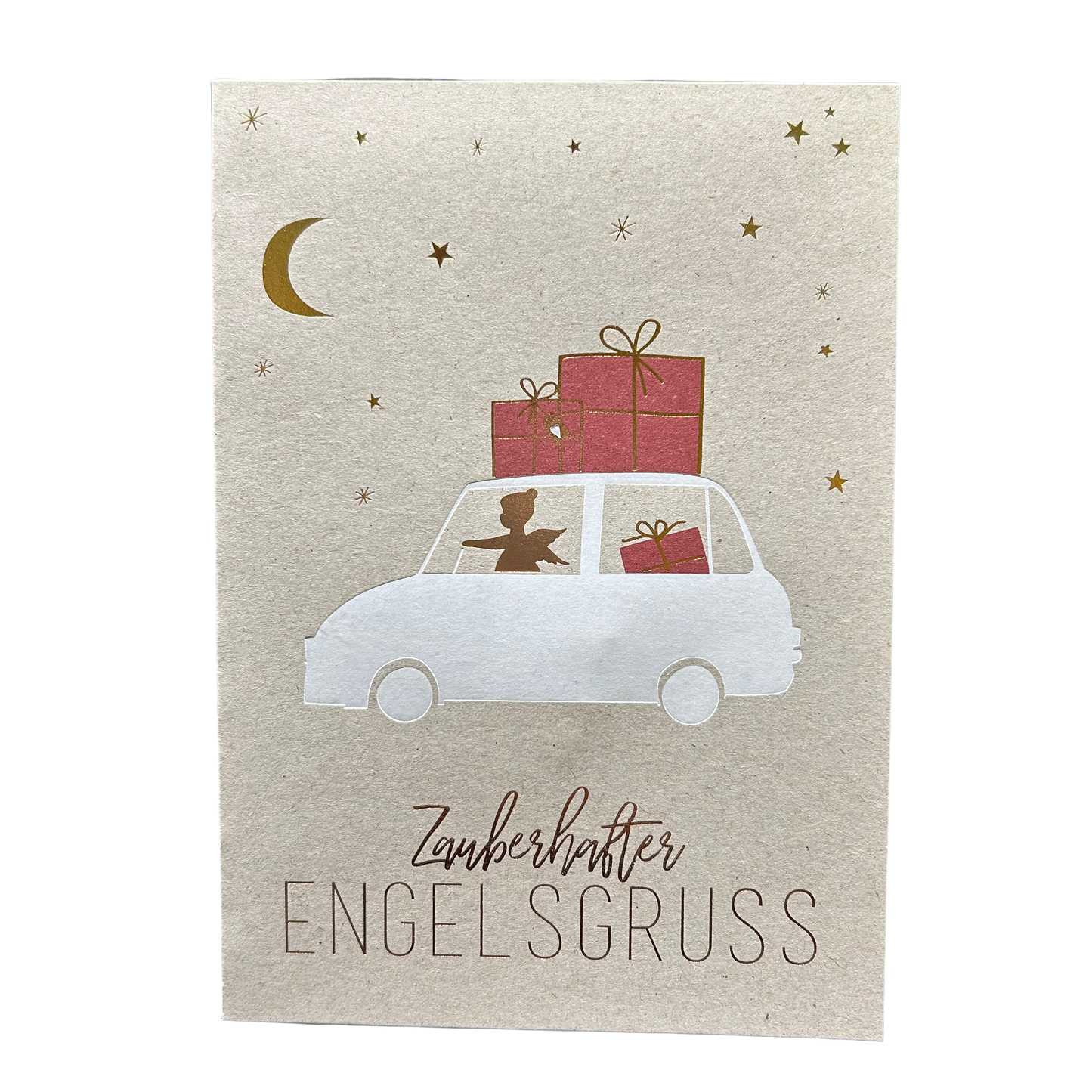 Weihnachtskarte Zauberhafter Engelsgruß von räder design