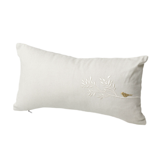 Kissen 33x17 cm " Goldvogel " von räder design Vogel